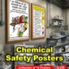 chemical Safety Posters Collection for Workplace and Industrial Safety by Safe-Era