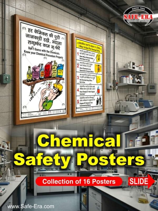 chemical Safety Posters Collection for Workplace and Industrial Safety by Safe-Era