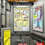 Electric Safety Posters Collection for Workplace and Industrial Safety by Safe-Era