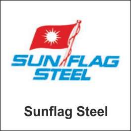Sunflag Steel logo - Client of Safe-Era Safety Signages & Posters
