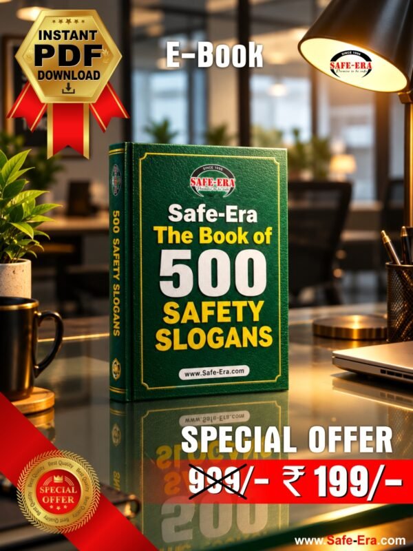 Safe-Era 500 Safety Slogans E-Book 3D Leather Cover Preview - Special Offer Instant PDF Download